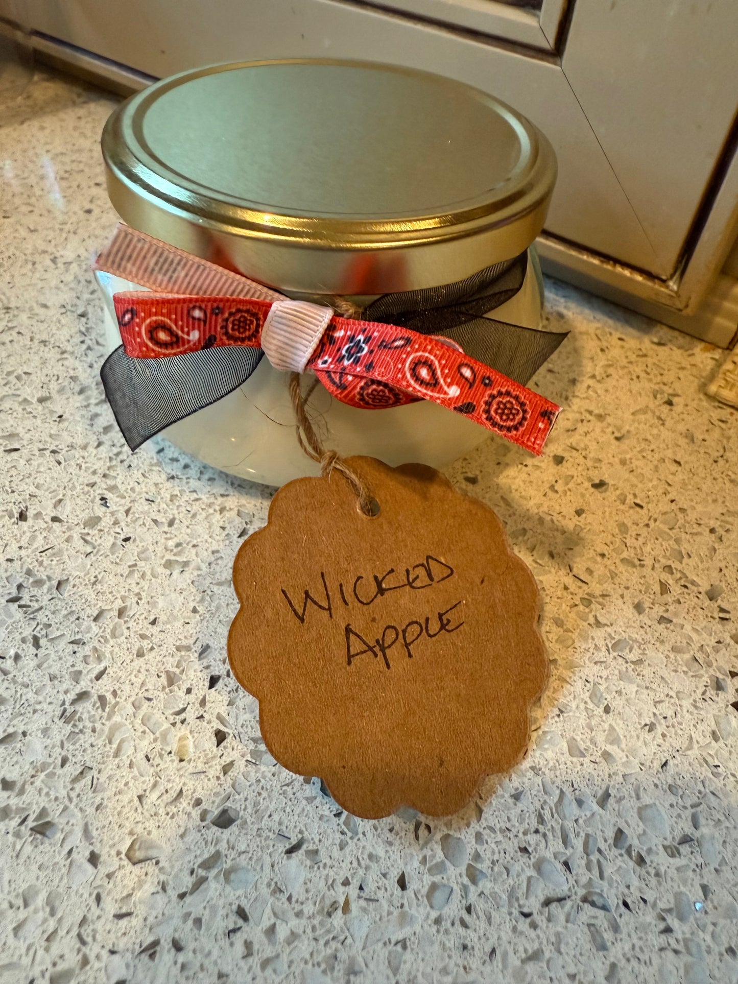 Wicked Apple Cauldron Candle