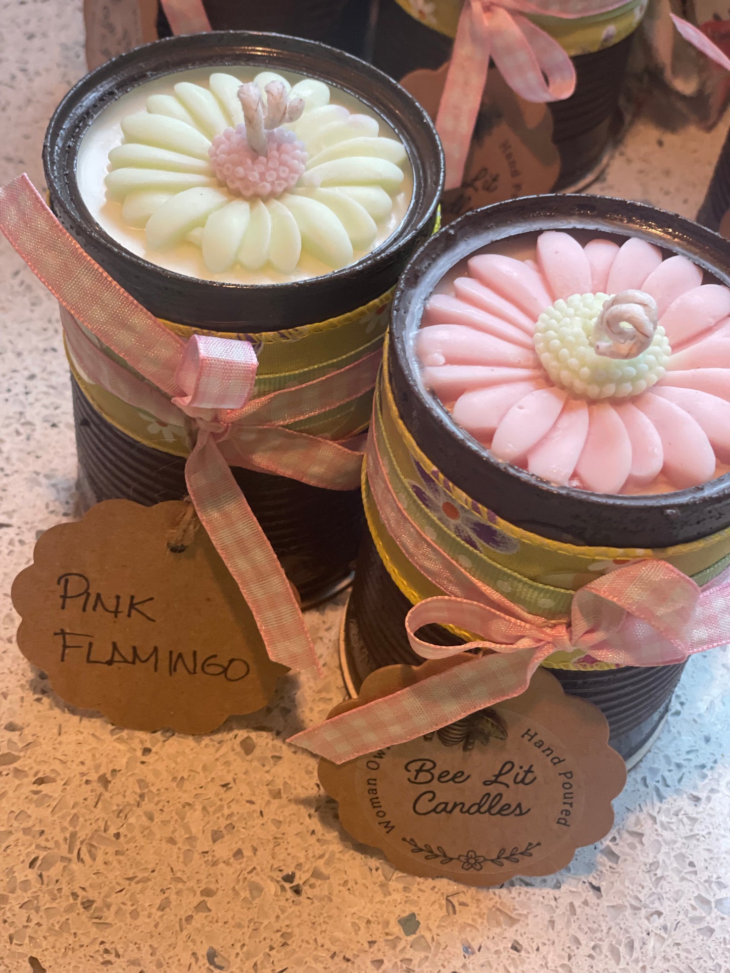 Pink Flamingo Can Candle 12oz