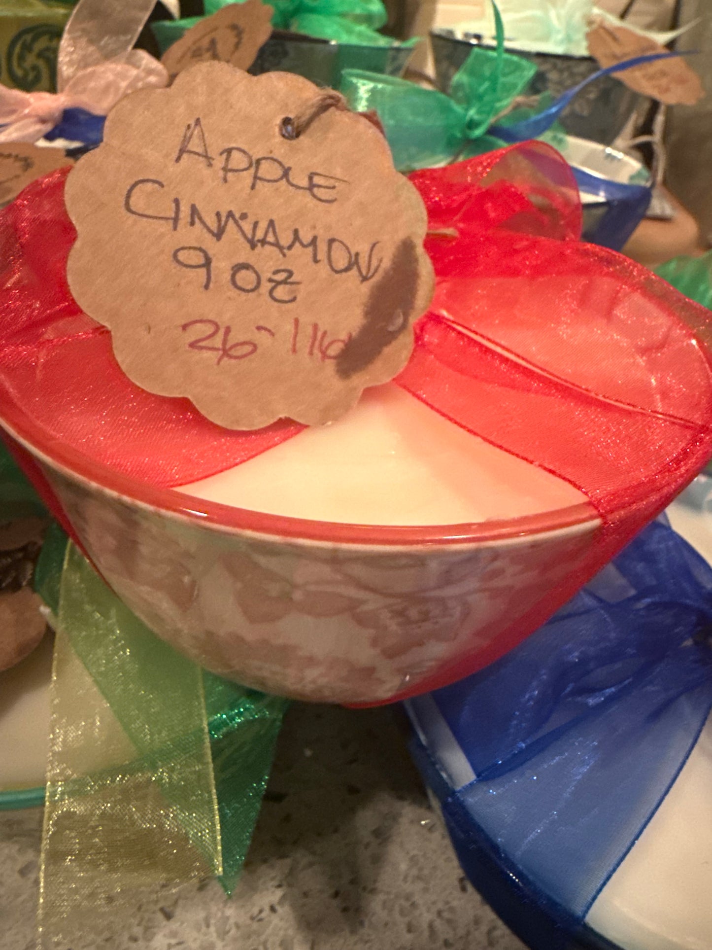 Apple Cinnamon Spring Bowl Candle (9oz)