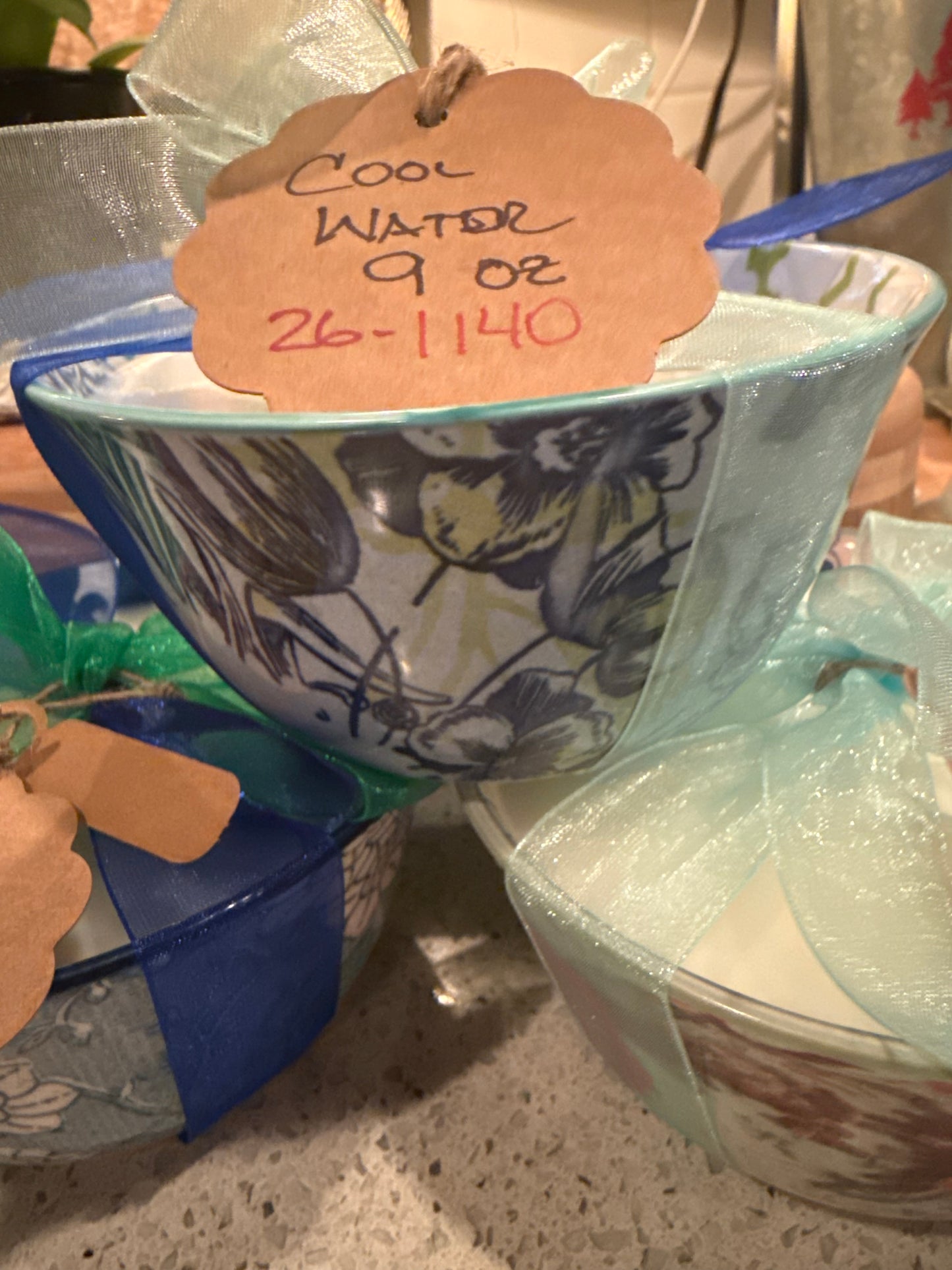 Cool Water Spring Bowl Candle (9oz)
