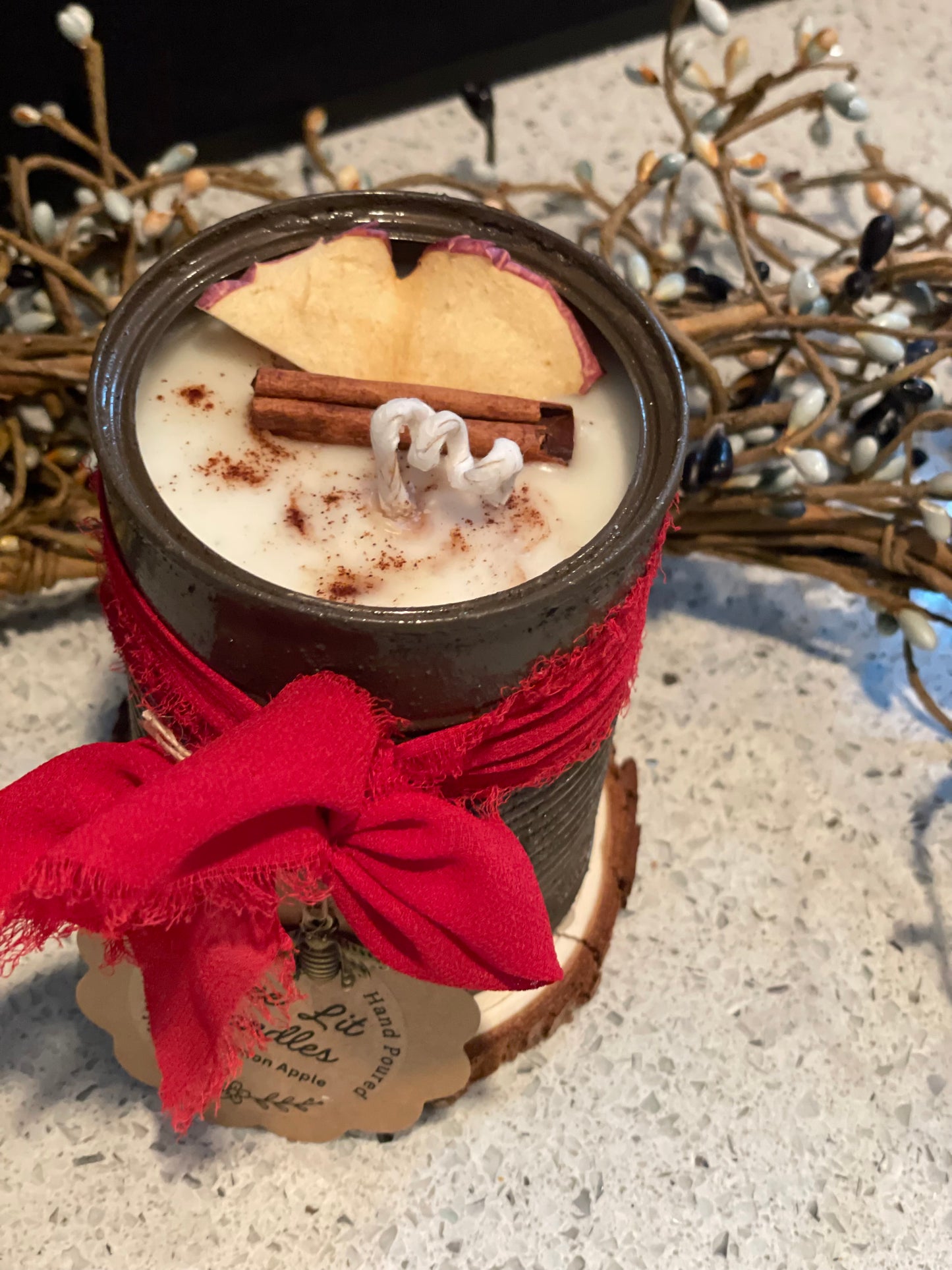 Cinnamon Apple Can Candles 12oz