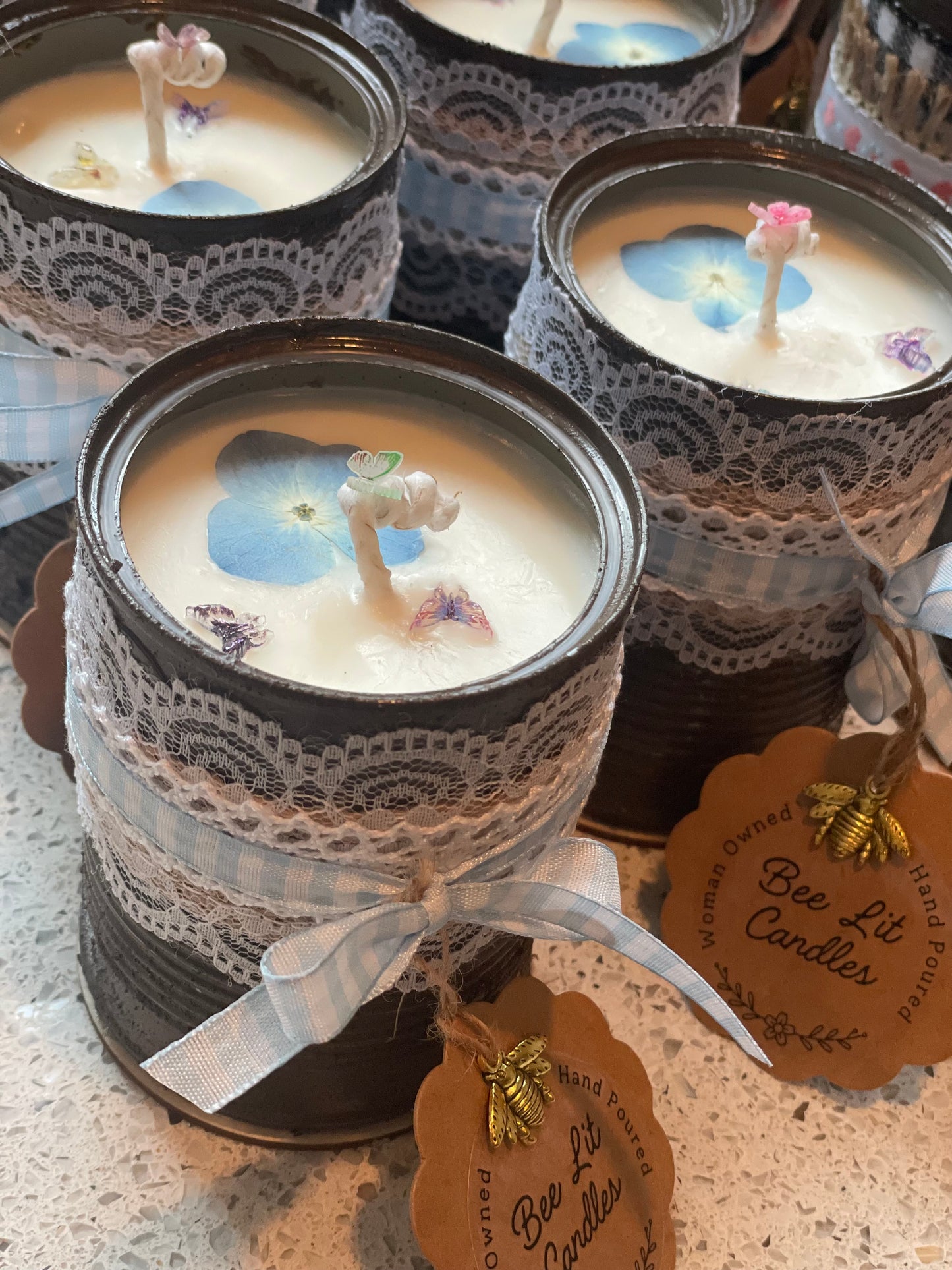 Butterfly Kisses Can Candle 12oz