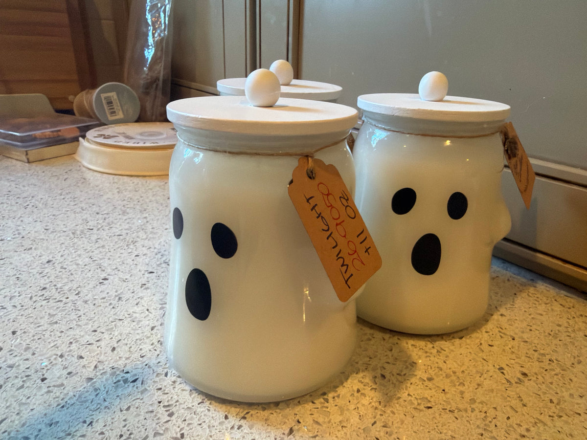 Twilight Ghost Jar Candle