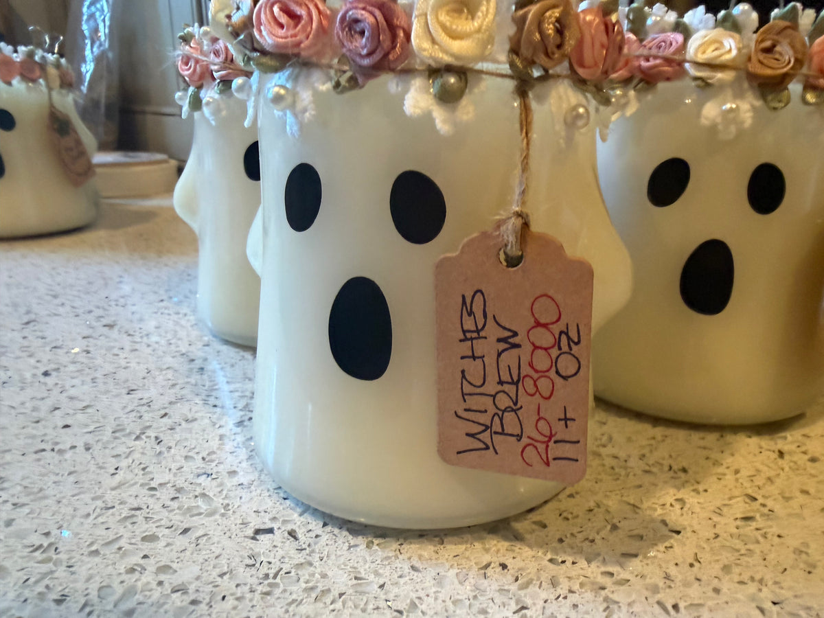 Witches Brew Ghost Jar Candle