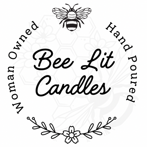 Bee Lit Candles