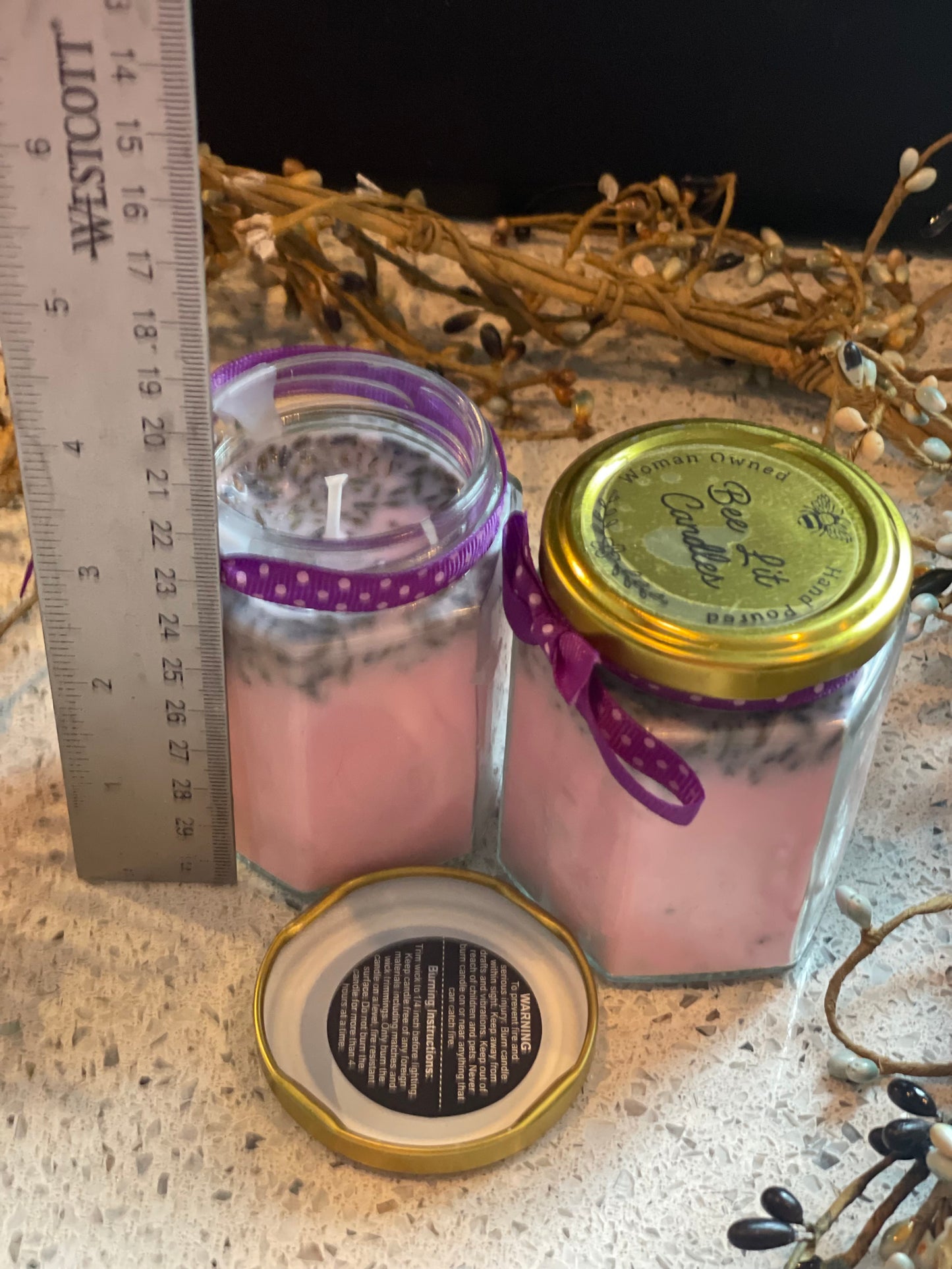 Lavender Medium Jar Candle