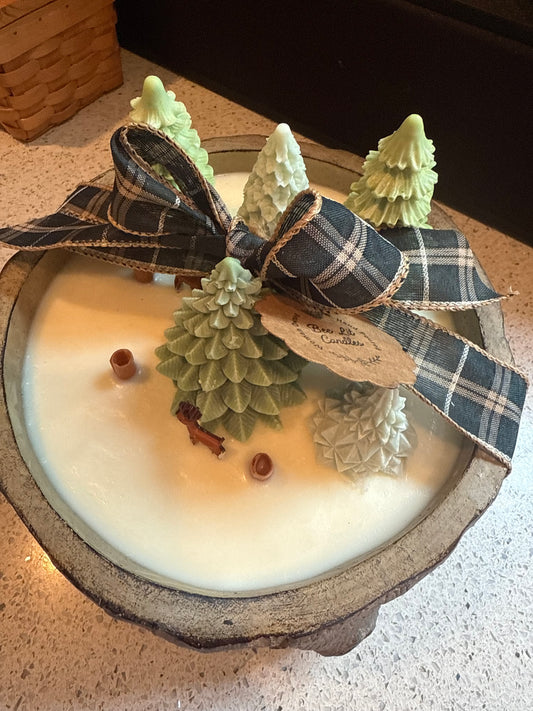 Twilight Cement Log Candle